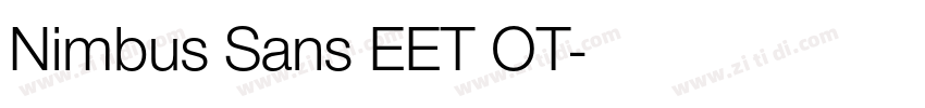 Nimbus Sans EET OT字体转换 Nimbus Sans EET OT字体转换